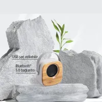 EccoTech %100 Geri Dönüşümlü Materyalden Dizayn Bluetooth Speaker