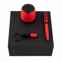 HUGO BOSS Bluetooth Hoparlör + Anahtarlık + Kalem Seti No: 2