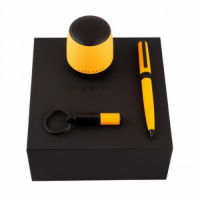 HUGO BOSS Bluetooth Hoparlör + Anahtarlık + Kalem Seti No: 2