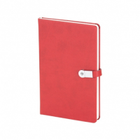 Termoderi Kapaklı USB'li Defter ( 13 x 21 cm )