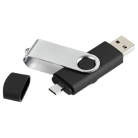 64 GB Döner Kapaklı USB Bellek (OTG Özellikli)