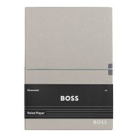 HUGO BOSS A5 Elegance Not Defteri - Gri