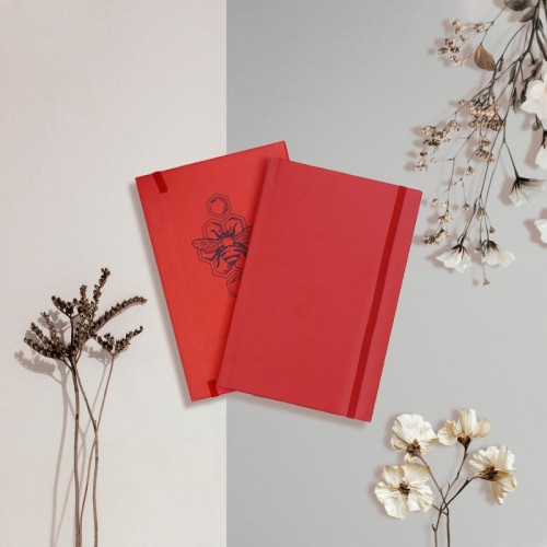 13x21 cm Renkli Sert Kapak Çizgili Defter