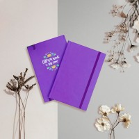 13x21 cm Renkli Sert Kapak Çizgili Defter