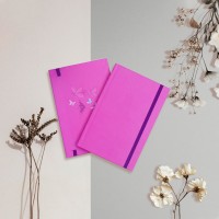 13x21 cm Renkli Sert Kapak Çizgili Defter