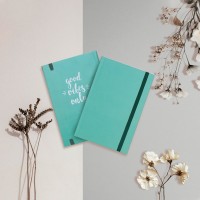 13x21 cm Renkli Sert Kapak Çizgili Defter