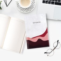 13 x 21 cm Renkli Desenli Kapak Çizgili Defter – Baskısız