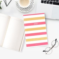 13 x 21 cm Renkli Desenli Kapak Çizgili Defter – Baskısız