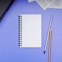 9 × 15 cm Ahşap Kapaklı Not Defteri