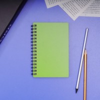 9 × 15 cm Ahşap Kapaklı Not Defteri