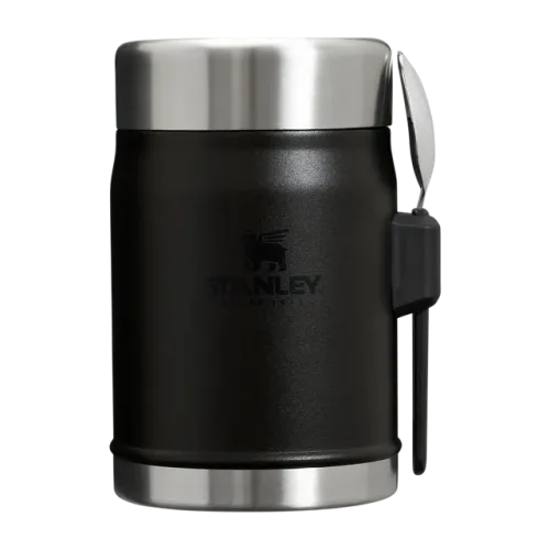 Stanley Classic Legendary Kaşıklı Yemek Termosu | 0.4L - Siyah