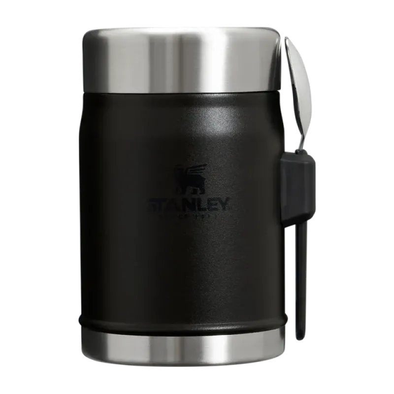 Stanley Classic Legendary Kaşıklı Yemek Termosu | 0.4L - Siyah