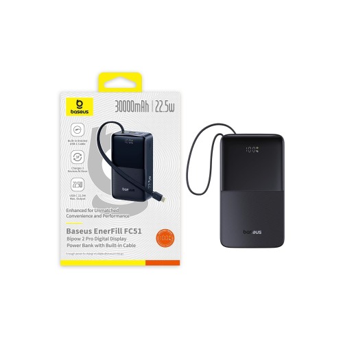 BaseusBaseus EnerFill FC51 Bipow 2 Pro Powerbank 30.000 mAh 22.5W