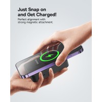 Baseus EnerFill FM41 Mini Manyetik Powerbank 20.000 mAh 20W - Siyah (C'den C'ye 20V/3A 30cm siyah kablolu)