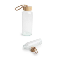 EccoTech  500 ML Bambu Kapaklı Cam Matara