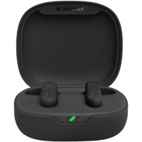 JBL Wave Flex - IP54 ve IPX2 su geçirmez kablosuz kulak içi kulaklık - TalkThru ve AmbientAware teknolojisi - 32 saat pil ömrü - Siyah