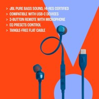 JBL Tune 310C USB-C Kulakiçi Kulaklık - Kırmızı