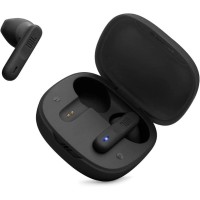 JBL Wave Flex - IP54 ve IPX2 su geçirmez kablosuz kulak içi kulaklık - TalkThru ve AmbientAware teknolojisi - 32 saat pil ömrü - Siyah