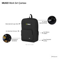 MUGO Work Sırt Çantası - Lacivert
