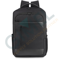 Promosyon Sırt Çantası Siyah - USB li