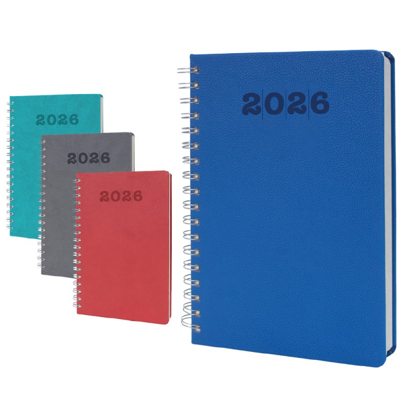 Termoderi Kapaklı Spiralli Ajanda