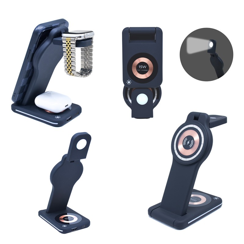 Çok Fonksiyonlu Kablosuz Şarj Standı