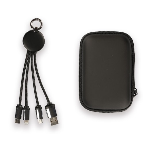 Işıklı Logo Şarj Kablosu (Çantalı)