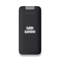 Işıklı Logo Dahili Kablolu Powerbank 10000 mAh