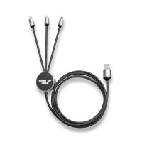 Işıklı Logo Şarj Kablosu