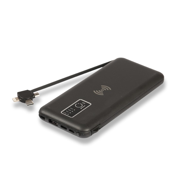 Dahili Kablolu Wireless Powerbank 10000 mAh