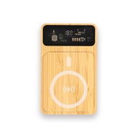 Işıklı Logo Bambu Magsafe 10000 mAh