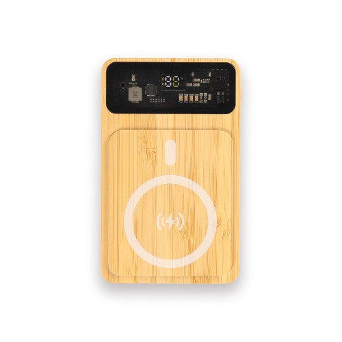 Işıklı Logo Bambu Magsafe 10000 mAh