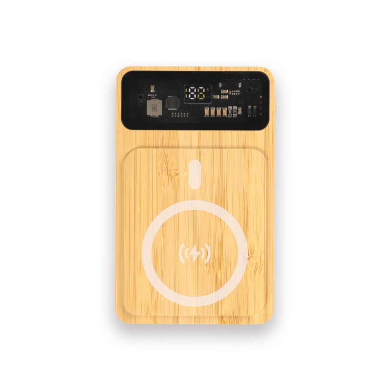 Işıklı Logo Bambu Magsafe 10000 mAh