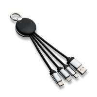 Işıklı Logo Şarj Kablosu (Çantalı)