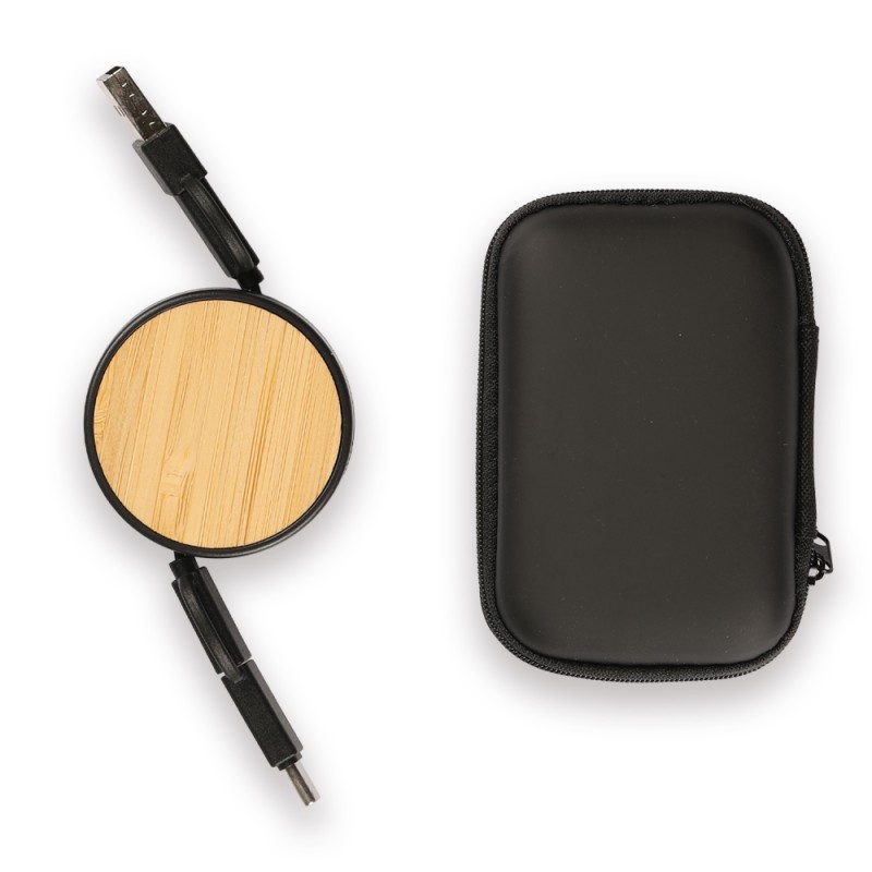 Bambu Şarj Kablosu (Çantalı)