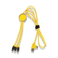 Işıklı Logo Type-C Uçlu Şarj Kablosu