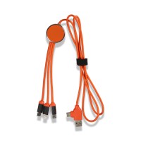 Işıklı Logo Type-C Uçlu Şarj Kablosu