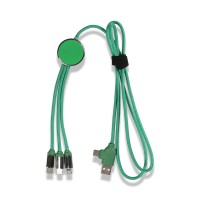 Işıklı Logo Type-C Uçlu Şarj Kablosu