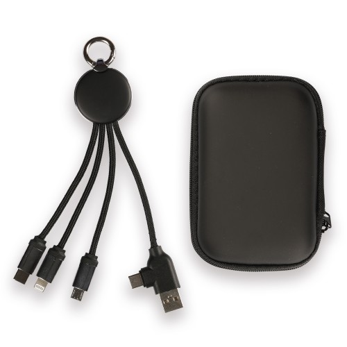 Işıklı Logo Type-C Uçlu Şarj Kablosu (Çantalı)