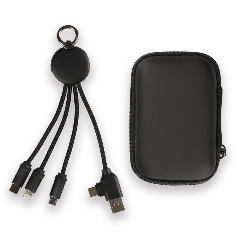 Işıklı Logo Type-C Uçlu Şarj Kablosu (Çantalı)