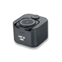 Işıklı Logo Hoparlörlü Magsafe Şarj Standı (Telefon, Kulaklık, Saat)