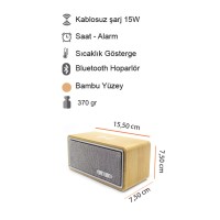 Hoparlörlü Kablosuz Șarj Standı