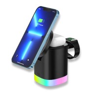 Kablosuz Şarj Standı (Telefon, Saat, Kulaklık)