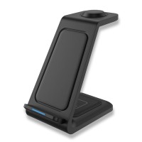 Kablosuz Şarj Standı (Telefon, Saat, Kulaklık)