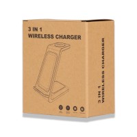 Kablosuz Şarj Standı (Telefon, Saat, Kulaklık)