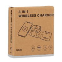 Kablosuz Şarj Standı (Telefon, Saat, Kulaklık)