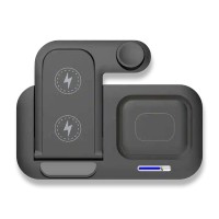 Kablosuz Şarj Standı (Telefon, Saat, Kulaklık)