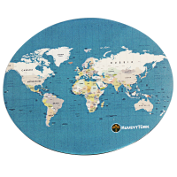 Custom Cut Logo Printed Mouse Pad