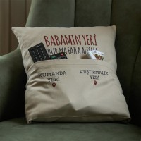 Babalar Günü Konseptli Yastık