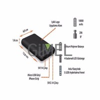 Powerbank with Led Logo - 10.000 mAh